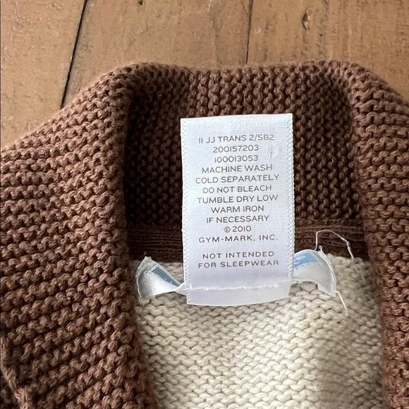 Janie and Jack Dachshund cowl neck cardigan sweater 3-6 months 2010 release - Picture 4 of 5